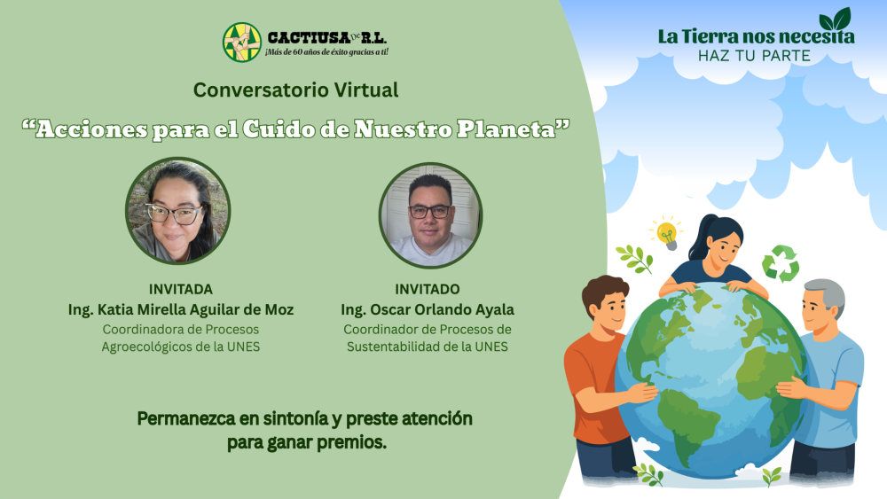 Conversatorio Virtual "Acciones para el cuido de nuestro planeta"
