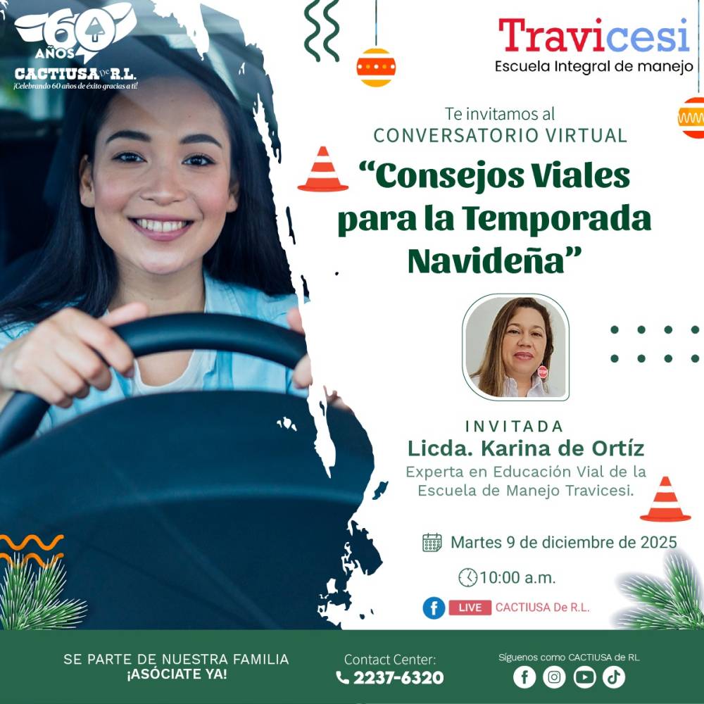 Conversatorio Virtual Consejos Viales para la Temporada Navideña