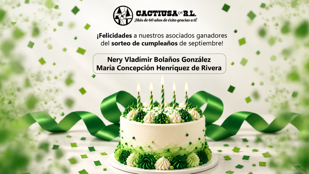 Sorteo de los asociados cumpleañeros de septiembre