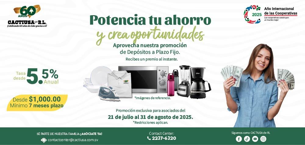 Promocion deposito a plazo fijo