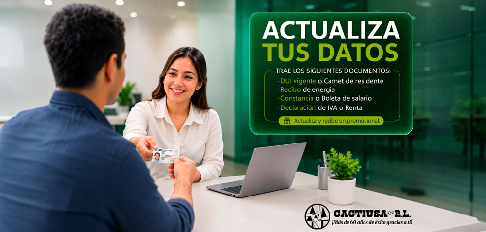 Actualización de datos