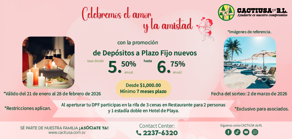 Promoción febrero 2026