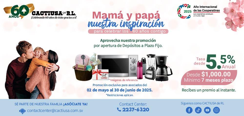 Promoción papá y mamá